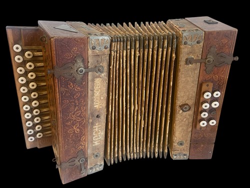 Vintage german koch accordion - vintage,