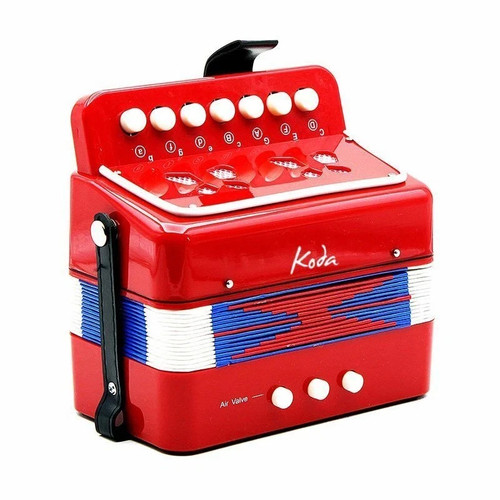 Accordion child button red - child,